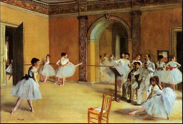 Edgar Degas Dance Foyer at the Opera